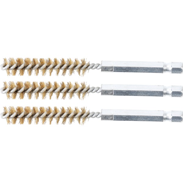 BGS Technic Brass Brush | 10 mm | 6.3 mm (1/4 BGS Technic Brass Brush | 10 mm | 6.3 mm (1/4