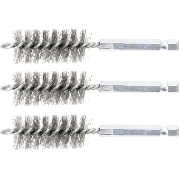 BGS Technic Steel Brush | 19 mm | 6.3 mm (1/4 BGS Technic Steel Brush | 19 mm | 6.3 mm (1/4