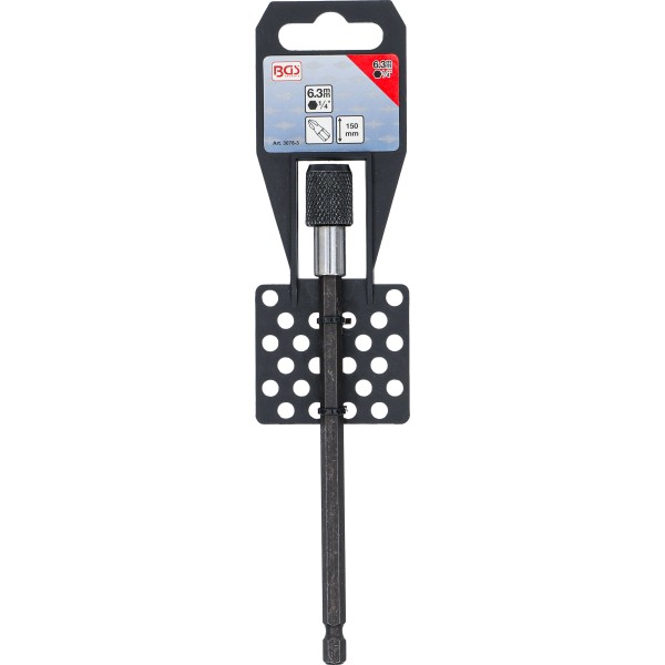 BGS Technic Extension | for Bits, Brushes, etc. | internal Hexagon 6.3 mm (1/4 BGS Technic Extension | for Bits, Brushes, etc. | internal Hexagon 6.3 mm (1/4