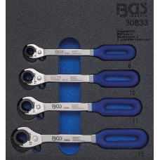 BGS Technic Tool Tray 1/6: Ratchet Wrench | 4 pcs.