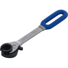 BGS Technic Ratchet Ring Spanner, open | 15 mm