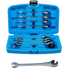 BGS Technic Ratchet Combination Wrench Set | open | 8 - 17 mm | 9 pcs.