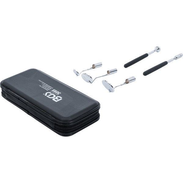 BGS Technic LED magnetic Pick-Up Tool and Inspection Mirror Set BGS Technic LED magnetic Pick-Up Tool and Inspection Mirror Set