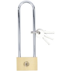 BGS Technic Brass Padlock | extra high Shackle | 40 mm