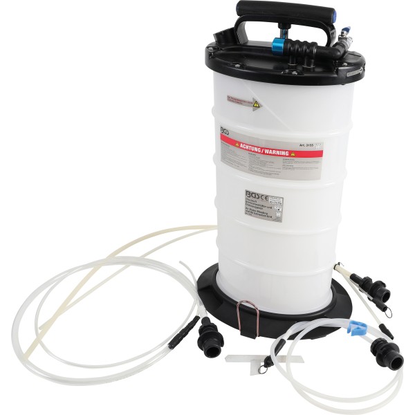 BGS Technic Air Brake Bleeding and Oil Extraction Unit - pneumatic and manual BGS Technic Air Brake Bleeding and Oil Extraction Unit - pneumatic and manual