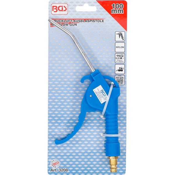 BGS Technic Air Blow Gun | 100 mm BGS Technic Air Blow Gun | 100 mm
