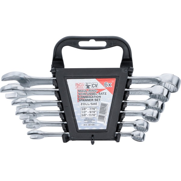 BGS Technic Combination Spanner Set | Inch Sizes | 3/8 BGS Technic Combination Spanner Set | Inch Sizes | 3/8