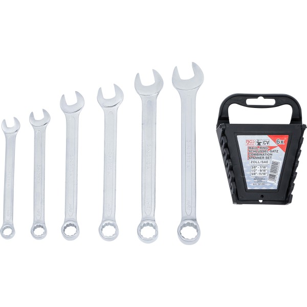 BGS Technic Combination Spanner Set | Inch Sizes | 3/8 BGS Technic Combination Spanner Set | Inch Sizes | 3/8