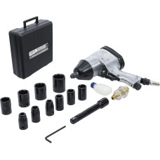 BGS Technic Air Impact Wrench with Tool Set | 12.5 mm (1/2