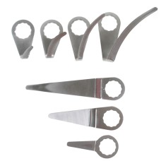 BGS Technic Cutting Knifes Set for Air Window Seal Cutter | for BGS 3218, 9291 | 7 pcs.