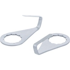 BGS Technic Cutting Knife, half round | for BGS 3218, 9291 | 2 x 24 mm | 2 pcs.