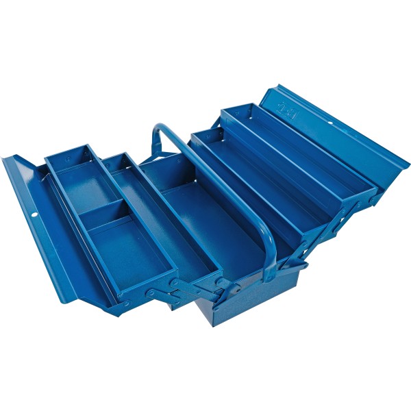 BGS Technic Metal Tool Box | empty | 420 x 200 x 200 mm | 5 Compartments BGS Technic Metal Tool Box | empty | 420 x 200 x 200 mm | 5 Compartments