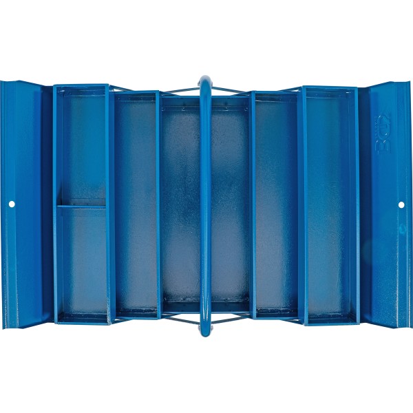 BGS Technic Metal Tool Box | empty | 420 x 200 x 200 mm | 5 Compartments BGS Technic Metal Tool Box | empty | 420 x 200 x 200 mm | 5 Compartments