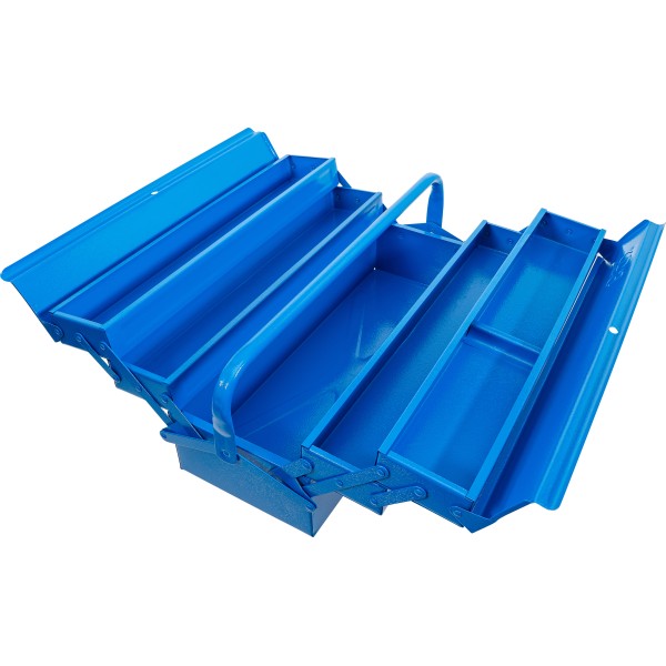 BGS Technic Metal Tool Box | empty | 530 x 200 x 200 mm | 5 Compartments BGS Technic Metal Tool Box | empty | 530 x 200 x 200 mm | 5 Compartments