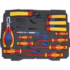 BGS Technic Foam Tray for BGS BOXSYS1 & 2: VDE Pliers / Screwdriver Set | 13 pcs. BGS Technic Foam Tray for BGS BOXSYS1 & 2: VDE Pliers / Screwdriver Set | 13 pcs.