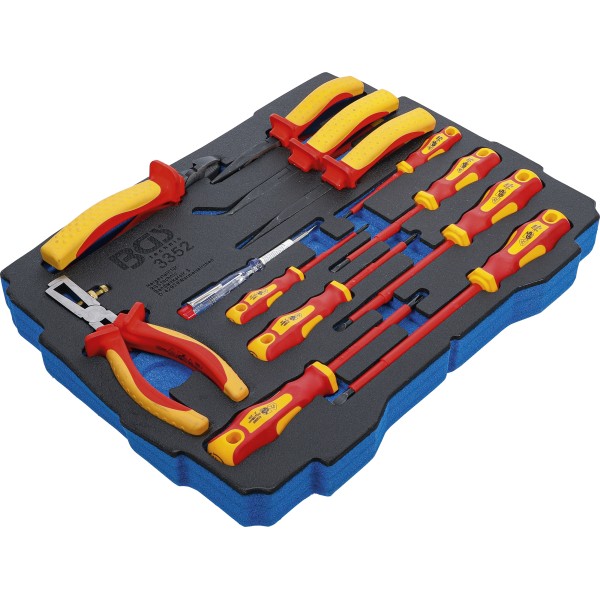 BGS Technic Foam Tray for BGS BOXSYS1 & 2: VDE Pliers / Screwdriver Set | 13 pcs. BGS Technic Foam Tray for BGS BOXSYS1 & 2: VDE Pliers / Screwdriver Set | 13 pcs.