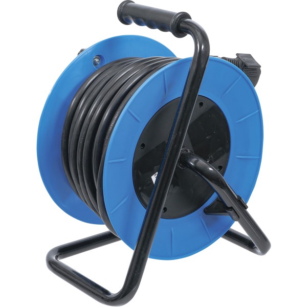 BGS Technic Cable Reel | 15 m | 3 x 1,5 mm² | 4 Socket Outlets | IP 20 | 3000 W BGS Technic Cable Reel | 15 m | 3 x 1,5 mm² | 4 Socket Outlets | IP 20 | 3000 W