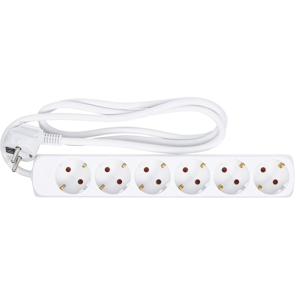 BGS Technic Multiple Socket | 6 outlets | cable length 1.4 m | 3 x 1.5 mm² | IP 20 BGS Technic Multiple Socket | 6 outlets | cable length 1.4 m | 3 x 1.5 mm² | IP 20