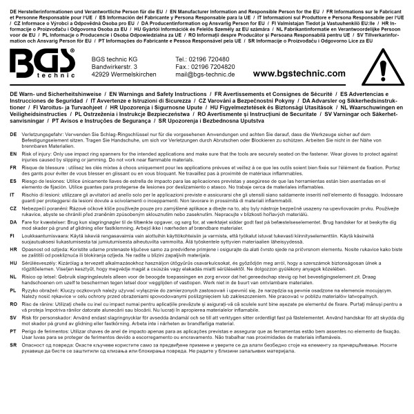 BGS Technic Slogging Ring Spanner | 41 mm BGS Technic Slogging Ring Spanner | 41 mm