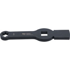 BGS Technic Slogging Ring Spanner | E-Type (for Torx) | with 2 Striking Faces | E24