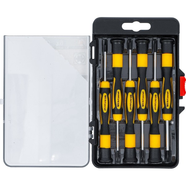 BGS Technic Precision Screwdriver Set | T-Star (for Torx) | 6 pcs. BGS Technic Precision Screwdriver Set | T-Star (for Torx) | 6 pcs.
