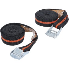 BGS Technic Tie Down Strap Set with Quick Lock | 2.5 m x 25 mm | 2 pcs.