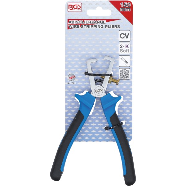 BGS Technic Wire Stripping Pliers | 150 mm BGS Technic Wire Stripping Pliers | 150 mm