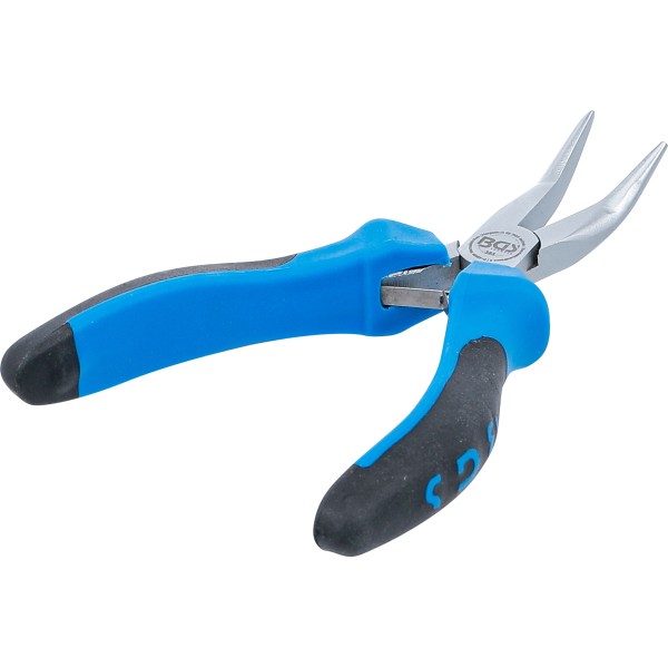 BGS Technic Electronic Long Nose Pliers | bent | spring loaded | 138 mm BGS Technic Electronic Long Nose Pliers | bent | spring loaded | 138 mm
