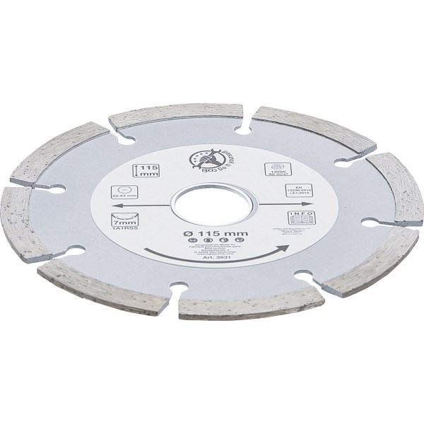 BGS Technic Segment Cutting Disc | Ø 115 mm BGS Technic Segment Cutting Disc | Ø 115 mm