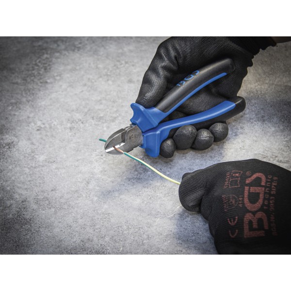 BGS Technic Diagonal Side Cutters | Stripper function | 165 mm BGS Technic Diagonal Side Cutters | Stripper function | 165 mm