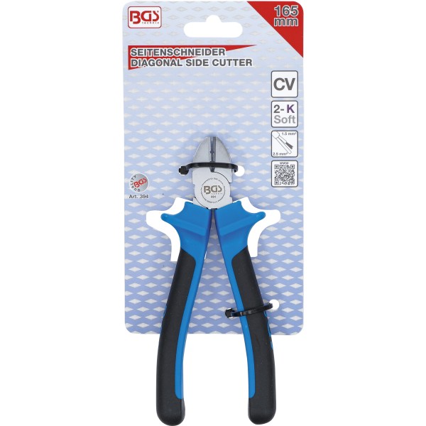BGS Technic Diagonal Side Cutters | Stripper function | 165 mm BGS Technic Diagonal Side Cutters | Stripper function | 165 mm