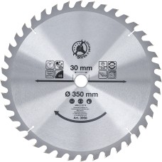BGS Technic Carbide Tipped Circular Saw Blade | ~ 350 x 30 x 3.4 mm | 40 teeth
