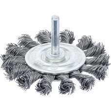 BGS Technic Disc Brush | Drive shaft 6 mm | knotted | ~ 75 mm