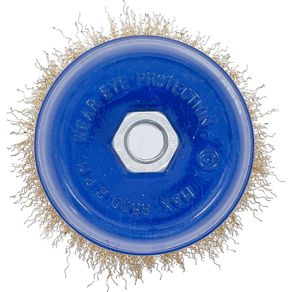 BGS Technic Wire Cup Brush | M14 x 2.0 Drive | ~ 100 x 67 mm BGS Technic Wire Cup Brush | M14 x 2.0 Drive | ~ 100 x 67 mm