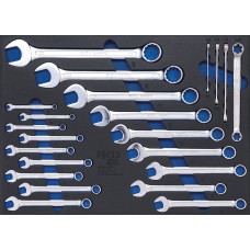 BGS Technic Tool Tray 3/3: Combination Spanners and E-Type Spanners Assortment | 22 pcs. BGS Technic Tool Tray 3/3: Combination Spanners and E-Type Spanners Assortment | 22 pcs.