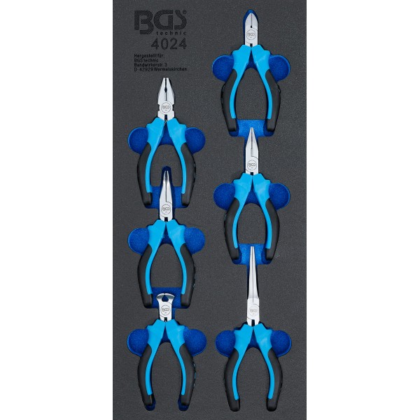 BGS Technic Tool Tray 1/3: Precision Pliers Set BGS Technic Tool Tray 1/3: Precision Pliers Set