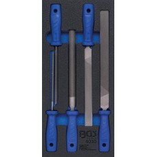 BGS Technic Tool Tray 1/3: File Set | 5 pcs.
