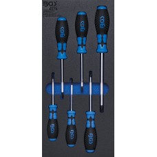 BGS Technic Tool Tray 1/3: Screwdriver T-Star (for Torx) | 6 pcs.
