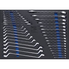 BGS Technic Tool Tray 3/3: Open End / Ring Spanners | 35 pcs. BGS Technic Tool Tray 3/3: Open End / Ring Spanners | 35 pcs.