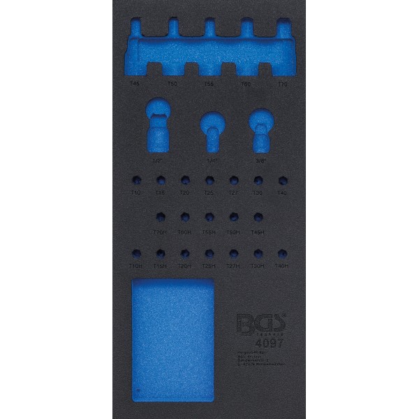 BGS Technic Tool Tray 1/3, empty | for BGS 4097 BGS Technic Tool Tray 1/3, empty | for BGS 4097