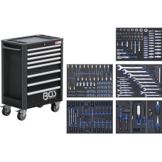 BGS Technic Workshop Trolley Pro Standard | 8 Drawers | with 234 Tools