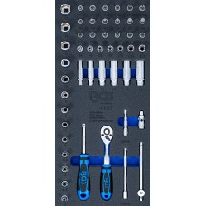 BGS Technic Tool Tray 1/3: Socket Set | 6.3 mm (1/4 