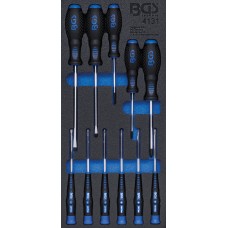 BGS Technic Tool Tray 1/3: Screwdriver Set | 11 pcs.