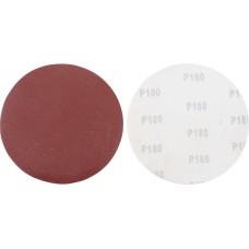 BGS Technic Sanding Pads Set | for Drywall Sanders | Grain Size 180 | Aluminium Oxide | 10 pcs.