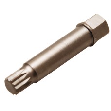 BGS Technic Special Bit for Dismantling Belt Wheels on Alternators | Spline (for XZN) M10 x 64 mm