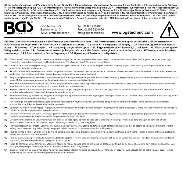 BGS Technic Riveter Set | for Standard, Nut and Stud Rivets BGS Technic Riveter Set | for Standard, Nut and Stud Rivets