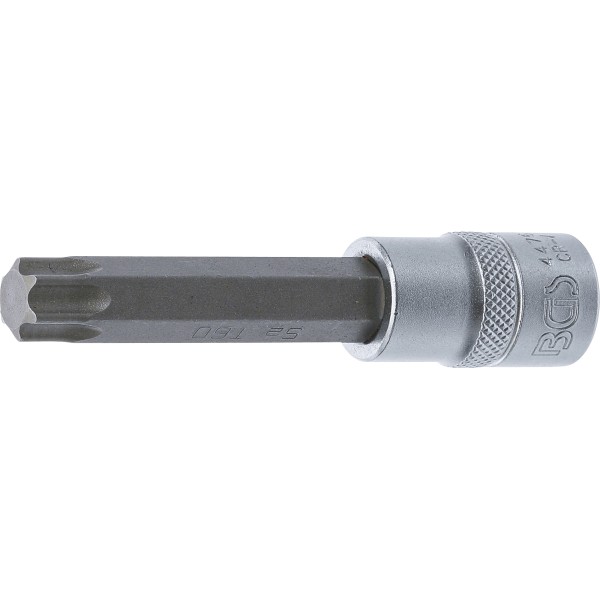 BGS Technic Bit Socket | length 100 mm | 12.5 mm (1/2 BGS Technic Bit Socket | length 100 mm | 12.5 mm (1/2