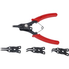 BGS Technic Circlip Pliers with exchangeable Heads | 160 mm | 5 pcs.