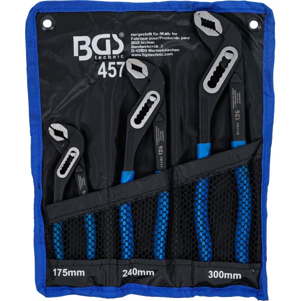 BGS Technic Water Pump Pliers Set | 3 pcs. BGS Technic Water Pump Pliers Set | 3 pcs.