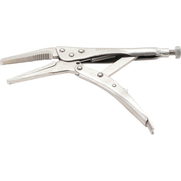 BGS Technic Locking Long Nose Grip Pliers | 225 mm BGS Technic Locking Long Nose Grip Pliers | 225 mm